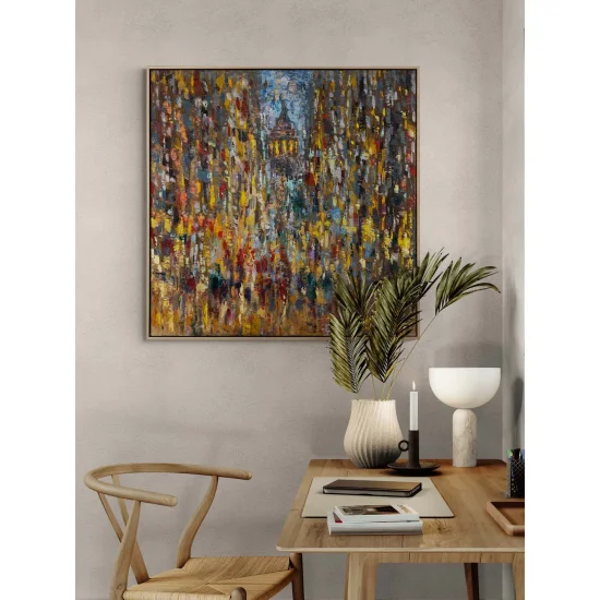 Galata in the Rain Oil Painting