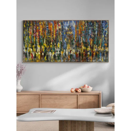 Galatanın Sessiz Hikayesi Yağlı Boya Tablosu