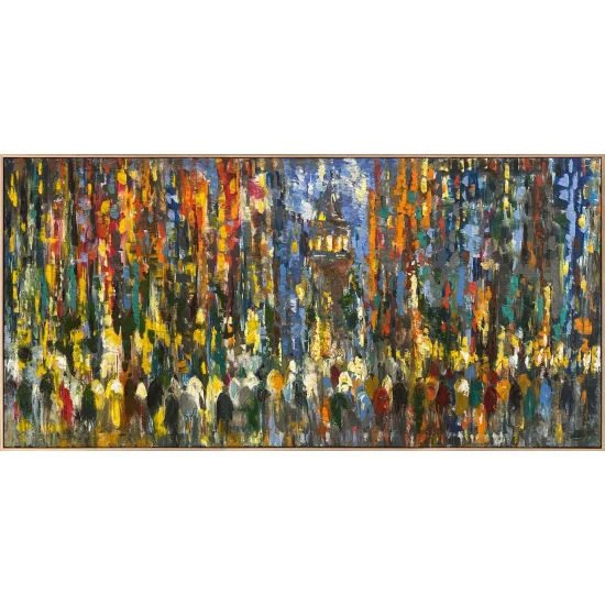 Galatanın Sessiz Hikayesi Yağlı Boya Tablosu