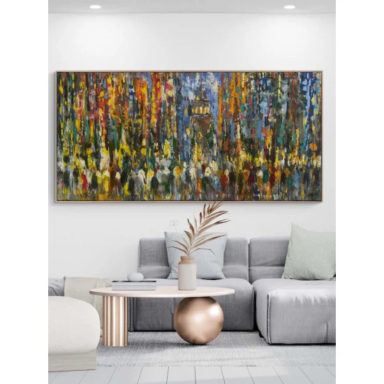 Galatanın Sessiz Hikayesi Yağlı Boya Tablosu