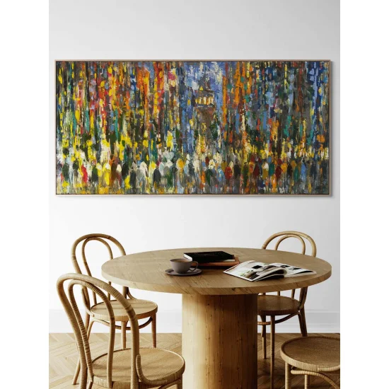 Galatanın Sessiz Hikayesi Yağlı Boya Tablosu