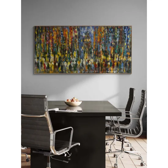 Galatanın Sessiz Hikayesi Yağlı Boya Tablosu