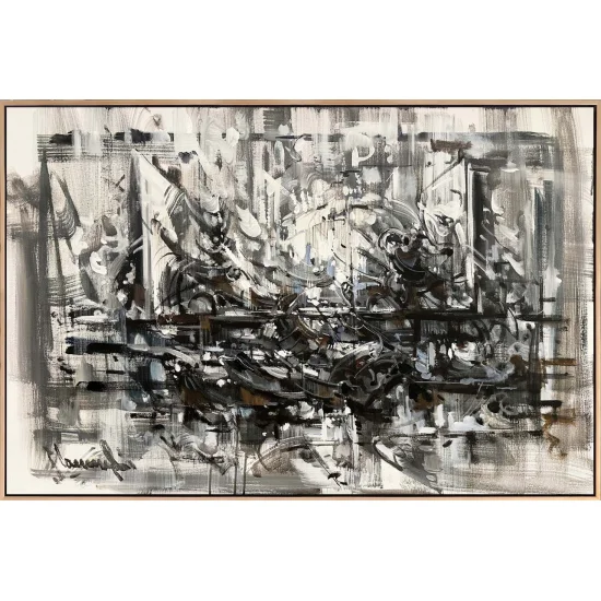 Mysterious Flow Oil Painting