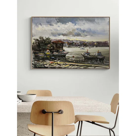 Çengelköy Pier Oil Painting