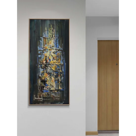 Chaos and Balance Oil Painting