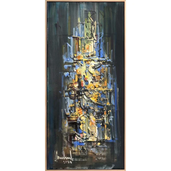 Chaos and Balance Oil Painting