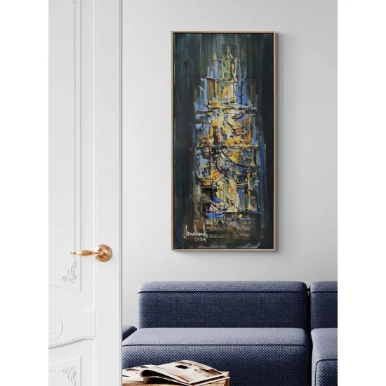 Chaos and Balance Oil Painting