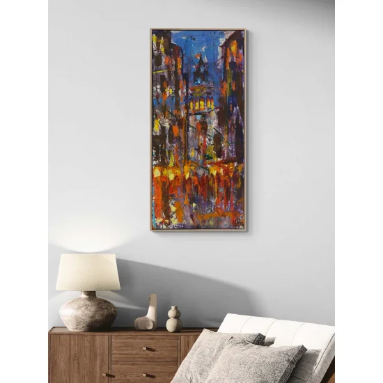 Galatanın Gecesi Yağlı Boya Tablosu