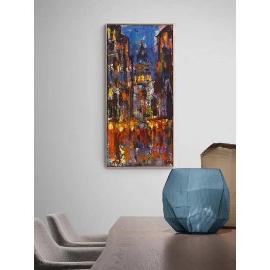 Galatanın Gecesi Yağlı Boya Tablosu