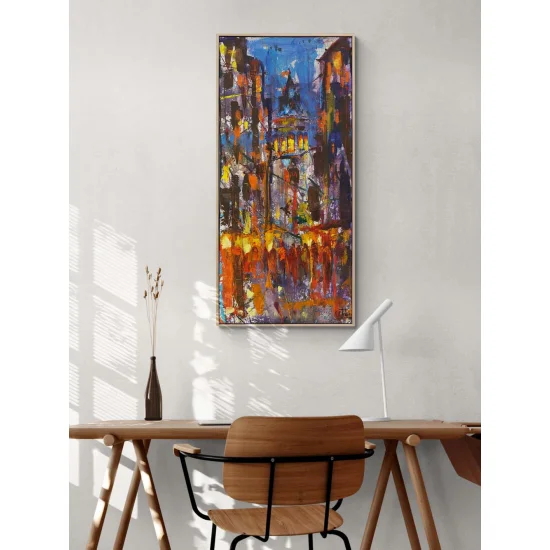 Galatanın Gecesi Yağlı Boya Tablosu