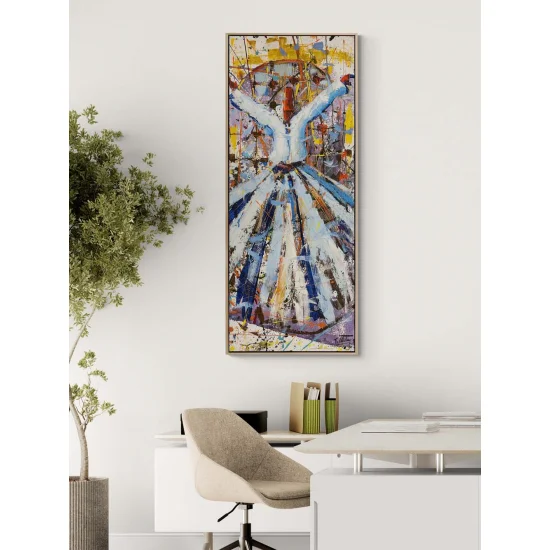 Silent Dhikr Oil Painting