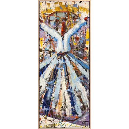 Silent Dhikr Oil Painting