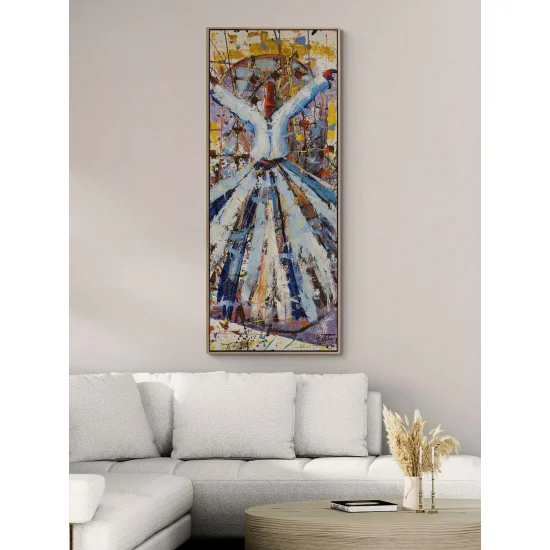 Silent Dhikr Oil Painting