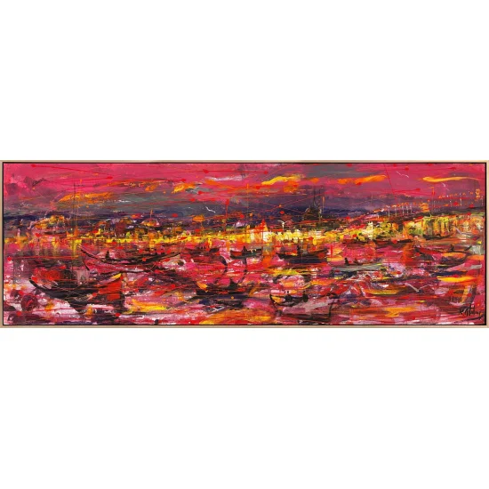 The State of Red in Istanbul Oil Painting
