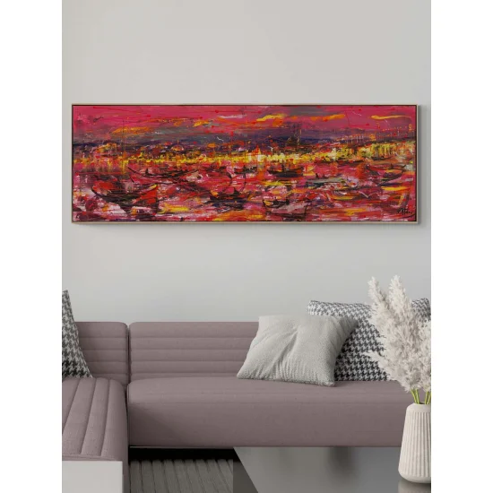 The State of Red in Istanbul Oil Painting