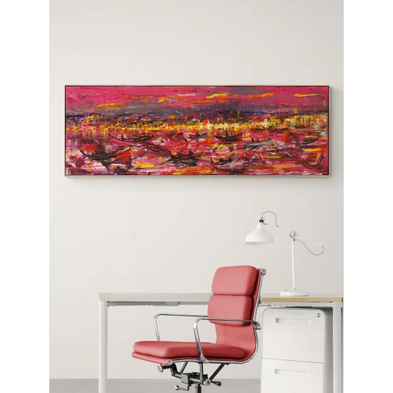 The State of Red in Istanbul Oil Painting