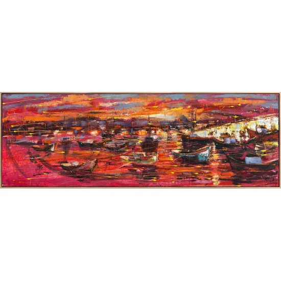 İstanbul Kızılı Yağlı Boya Tablosu