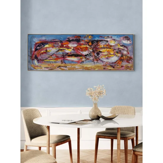 Suyun Sessizliği Yağlı Boya Tablosu