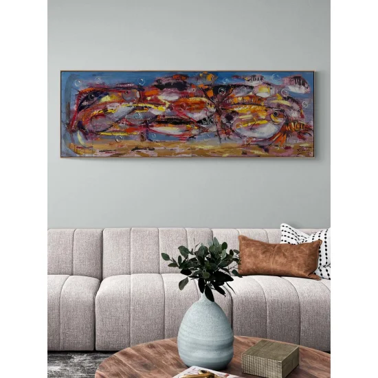 Suyun Sessizliği Yağlı Boya Tablosu