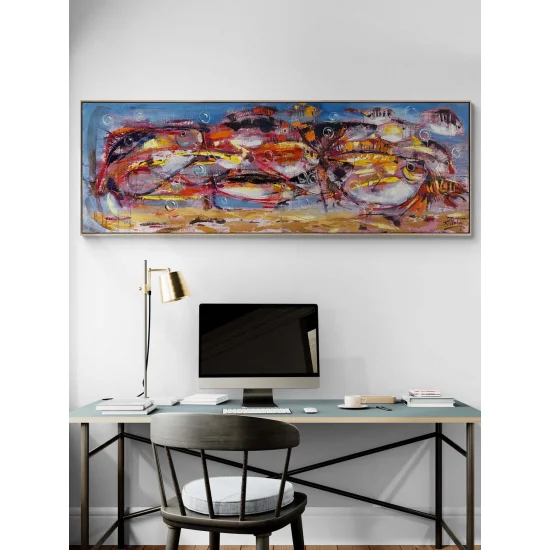 Suyun Sessizliği Yağlı Boya Tablosu