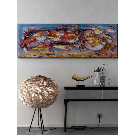 Suyun Sessizliği Yağlı Boya Tablosu