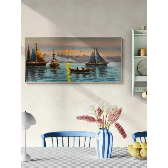 Boğaz’ın Sırları Yağlı Boya Tablosu