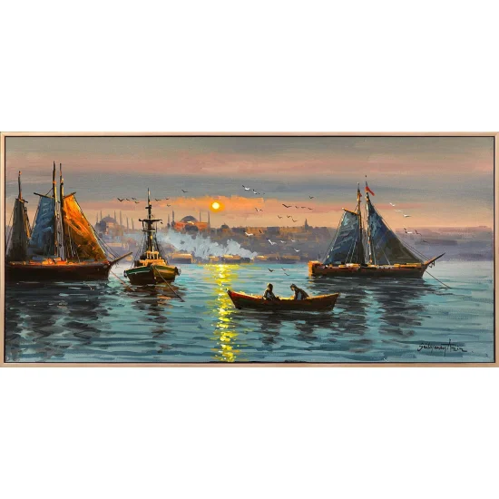 Boğaz’ın Sırları Yağlı Boya Tablosu