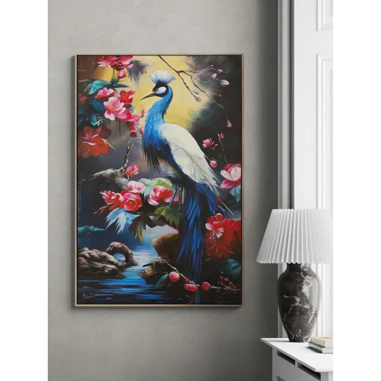 The Peacock and the Lost Spring Oil Painting