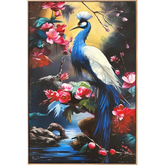 The Peacock and the Lost Spring Oil Painting