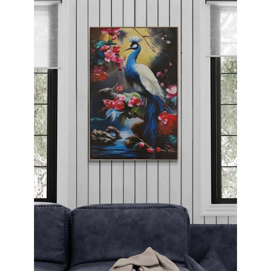 The Peacock and the Lost Spring Oil Painting