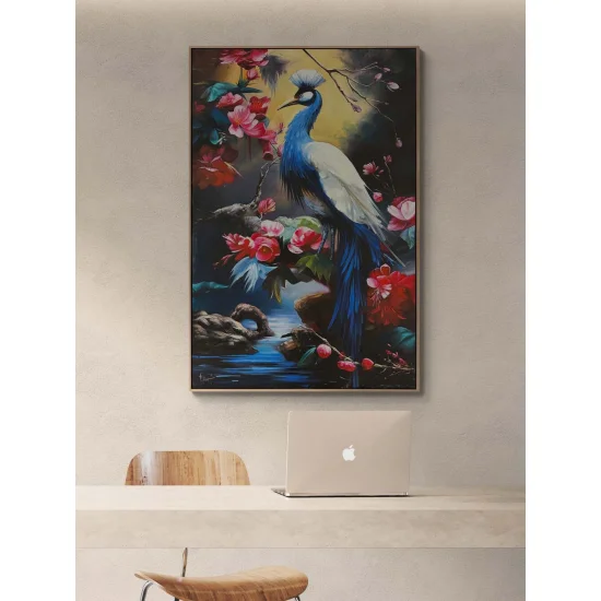 The Peacock and the Lost Spring Oil Painting
