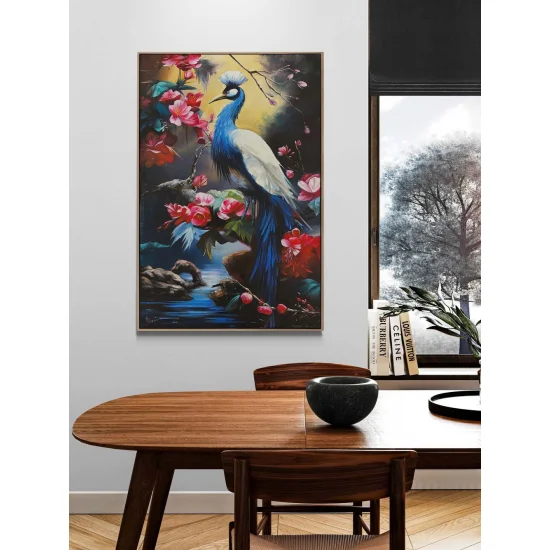 The Peacock and the Lost Spring Oil Painting