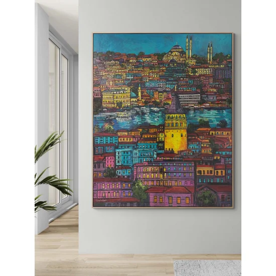 The Colors of Istanbul Oil Painting