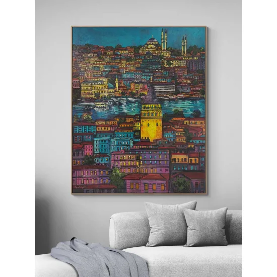 The Colors of Istanbul Oil Painting