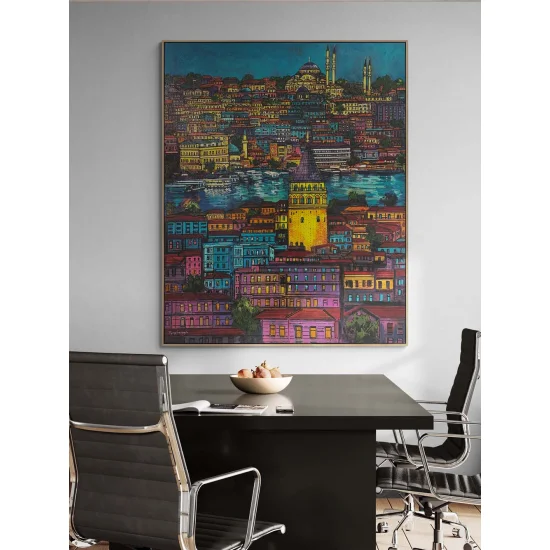 The Colors of Istanbul Oil Painting