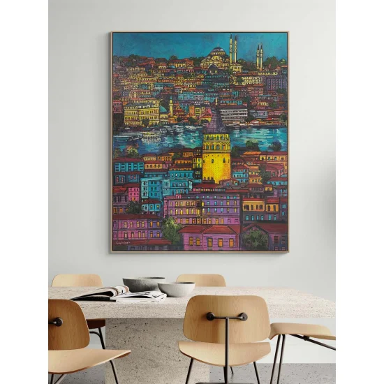 The Colors of Istanbul Oil Painting
