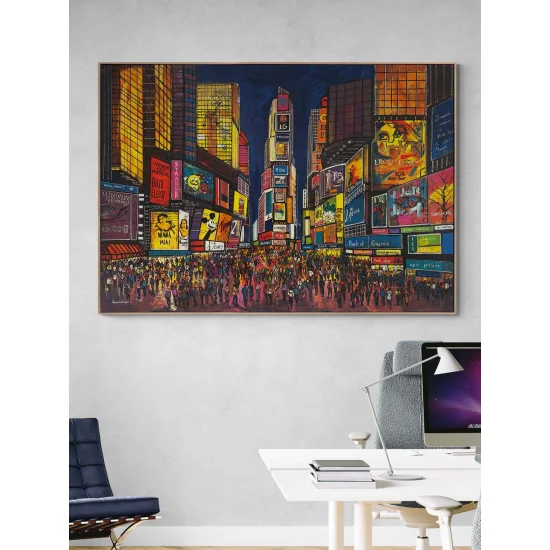 Işığın Nabzı Times Yağlı Boya Tablosu