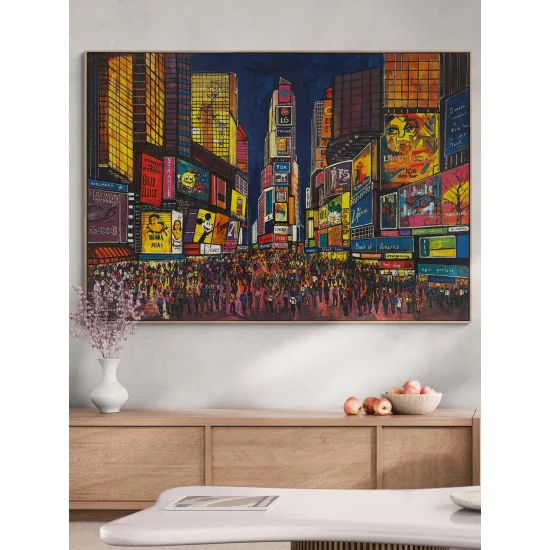 Işığın Nabzı Times Yağlı Boya Tablosu