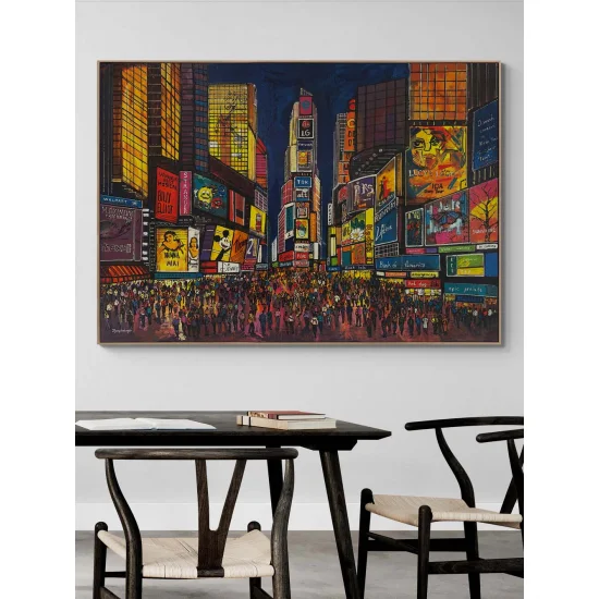 Işığın Nabzı Times Yağlı Boya Tablosu