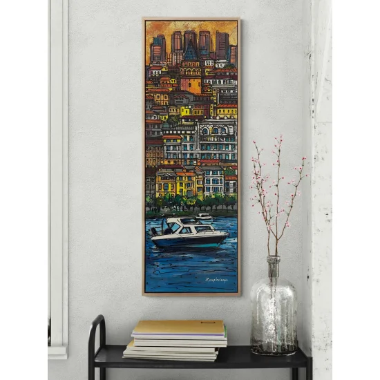A View from Galata to the Bosphorus Oil Painting