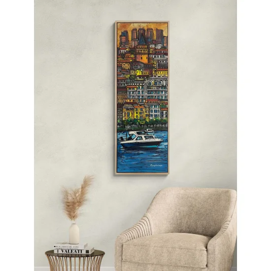 A View from Galata to the Bosphorus Oil Painting