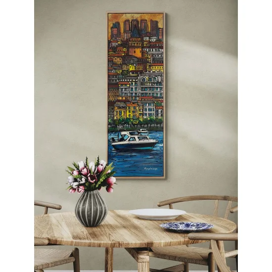 A View from Galata to the Bosphorus Oil Painting