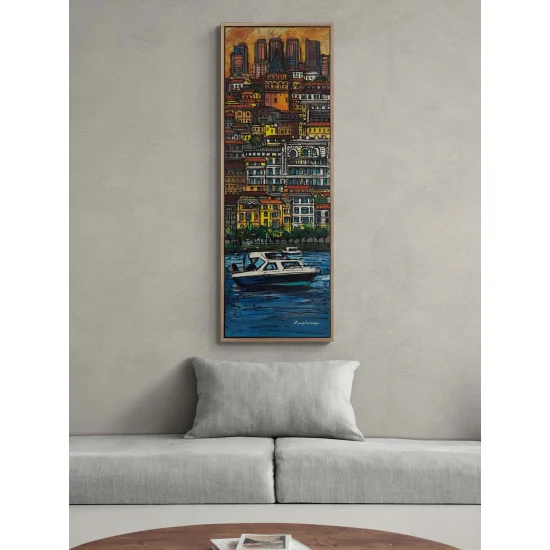 A View from Galata to the Bosphorus Oil Painting