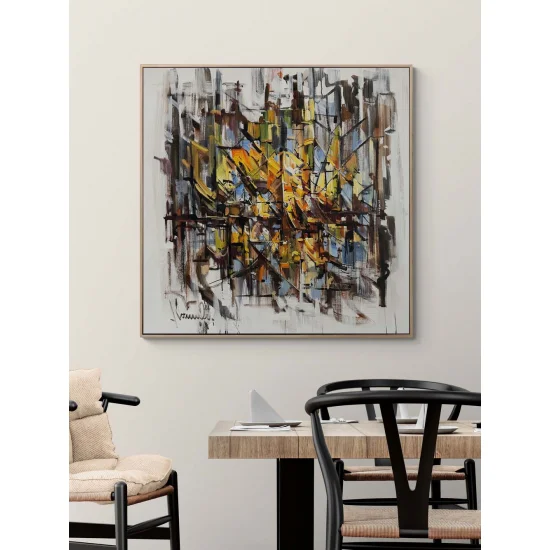 Dönüşümün İzleri Yağlı Boya Tablosu