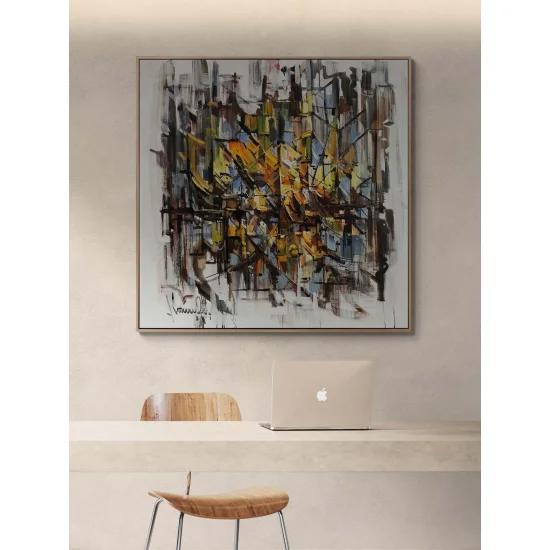 Dönüşümün İzleri Yağlı Boya Tablosu