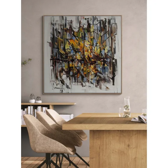 Dönüşümün İzleri Yağlı Boya Tablosu