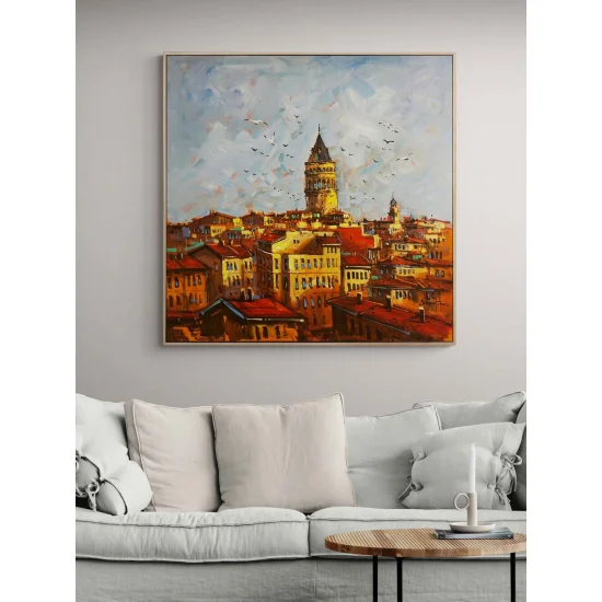 Boğazın Gözcüsü Yağlı Boya Tablosu