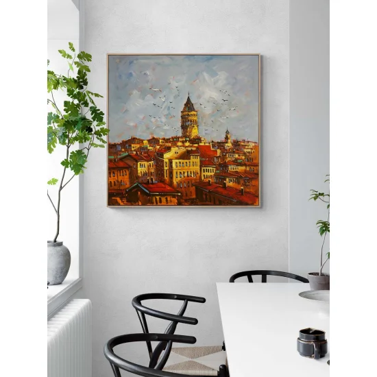 Boğazın Gözcüsü Yağlı Boya Tablosu