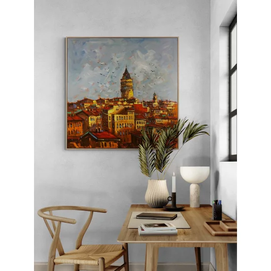 Boğazın Gözcüsü Yağlı Boya Tablosu