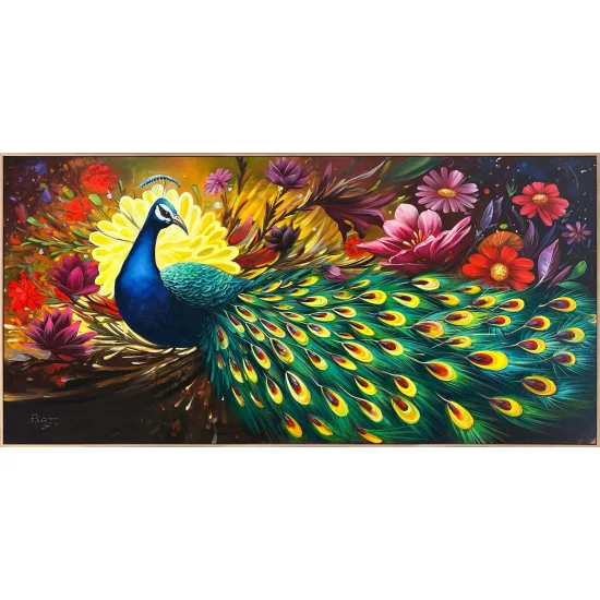 The Peacock and Springs Dream Oil Painting